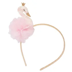 1PC Lovely New Cartoon Swan Kids Hair Hoop Boutique Baby Hairbands Princess Headwear Children Headbands Girls Hair Accessories