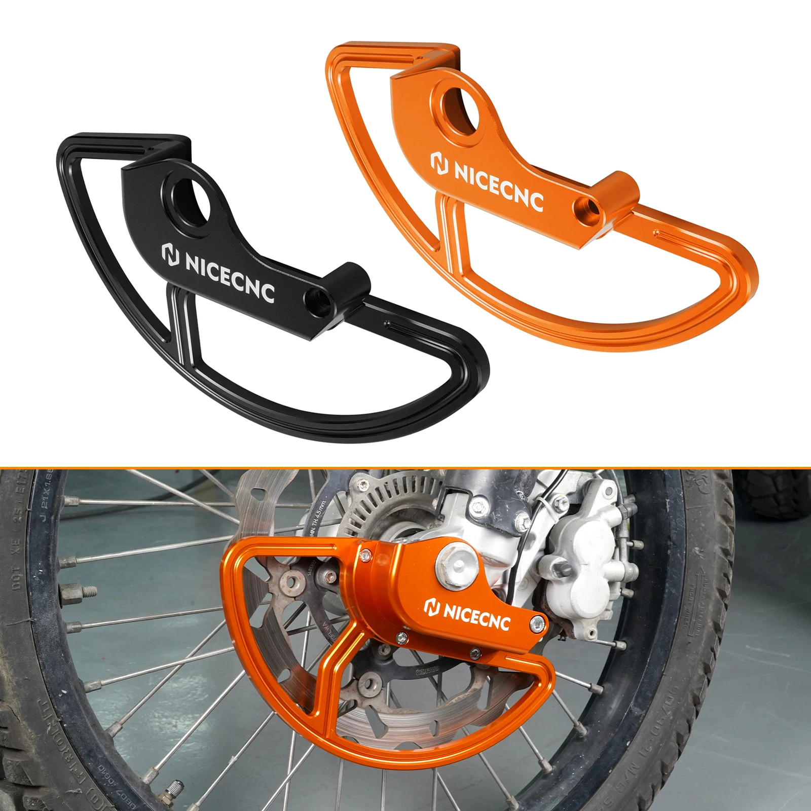 

For 2016-2025 Husqvarna 701 Enduro Front Brake Disc Rotor Guard Protector for KTM 690 Enduro R 2014-2021 2022 2023 2024 2025