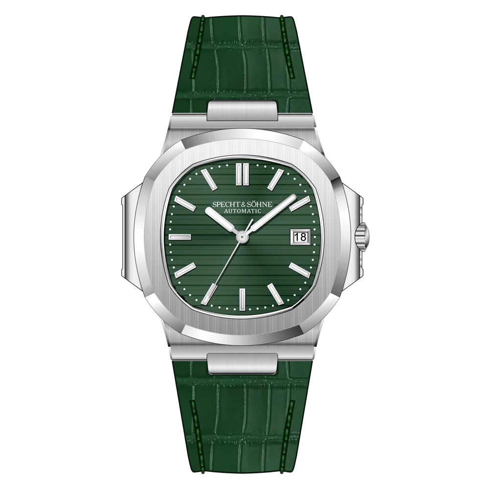 Specht & Sohne 2025 Nieuwe Klassieke Heren Horloges Luxe Automatisch Horloge Voor Mannen Roestvrij Staal Saffier 8215 Mechanisch Horloge