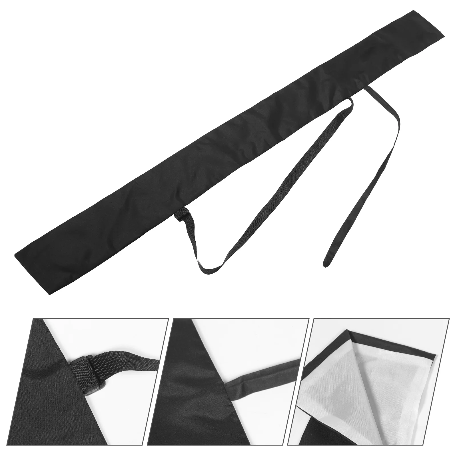 

Japanese Tool Bag Sword Pouch Tote Swords with Strap Carry Case Black