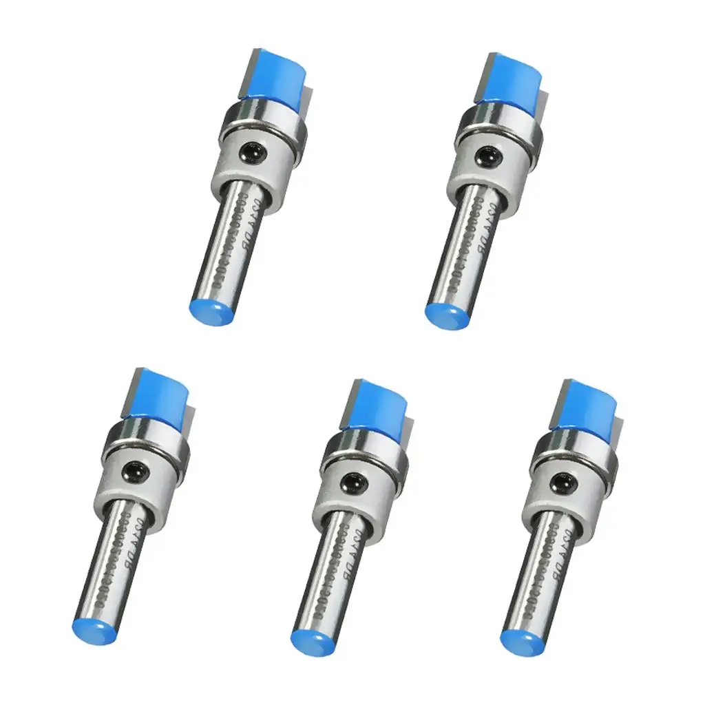 

Straight Flute Flush Trim Cutter Woodworking Router Bit YG6 Alloy Bearing for DIY and Professional Use