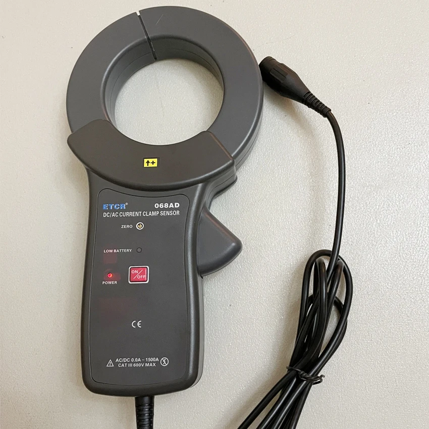 AC/DC Clamp Current Sensor ETCR068AD The Anti-interference Ability is Strong Measuring Range DC 0~2000A;AC 0~1000A