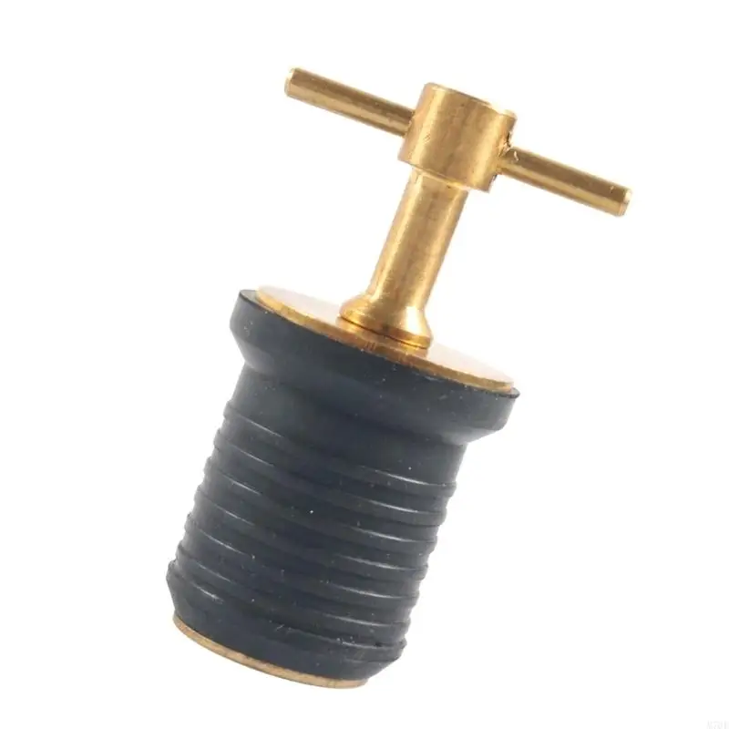 M76E Robuste Abflussabdeckung für Schiffe, Bootsdeck, 3/4 Zoll, Messing, Gummistopfen, auslaufsicher, geeignet für Schiffe – Detail 7