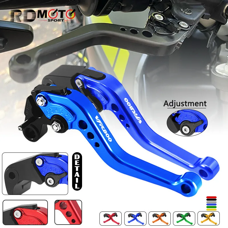 

Motorcycle Accessories Adjustable Brake clutch Handle levers For VFR800 F 2002-2015 2016 2017 2018 vfr 800