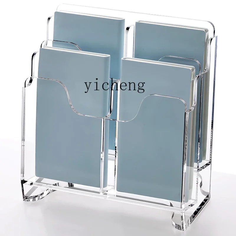 

Desktop A4 Bookshelf Exhibition Business Data Storage Shelf Reading Shelf Book Folding Storage Shelf
