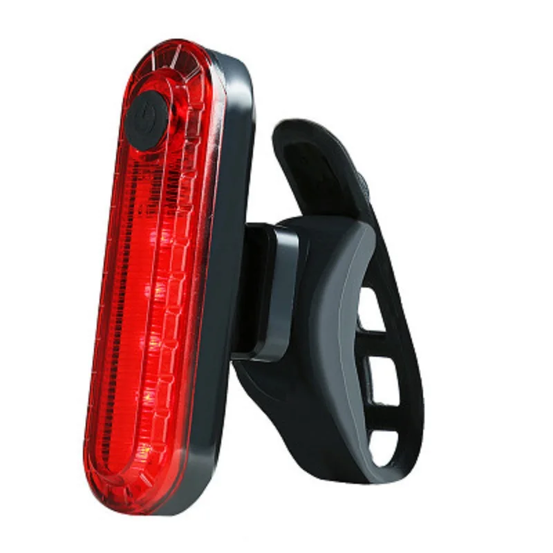 220mAh LED Waterproof Riding Warning Red Bicycle Light MTB Taillights USB Rechargeable Rear Lamp Ultra Bright Tail Light