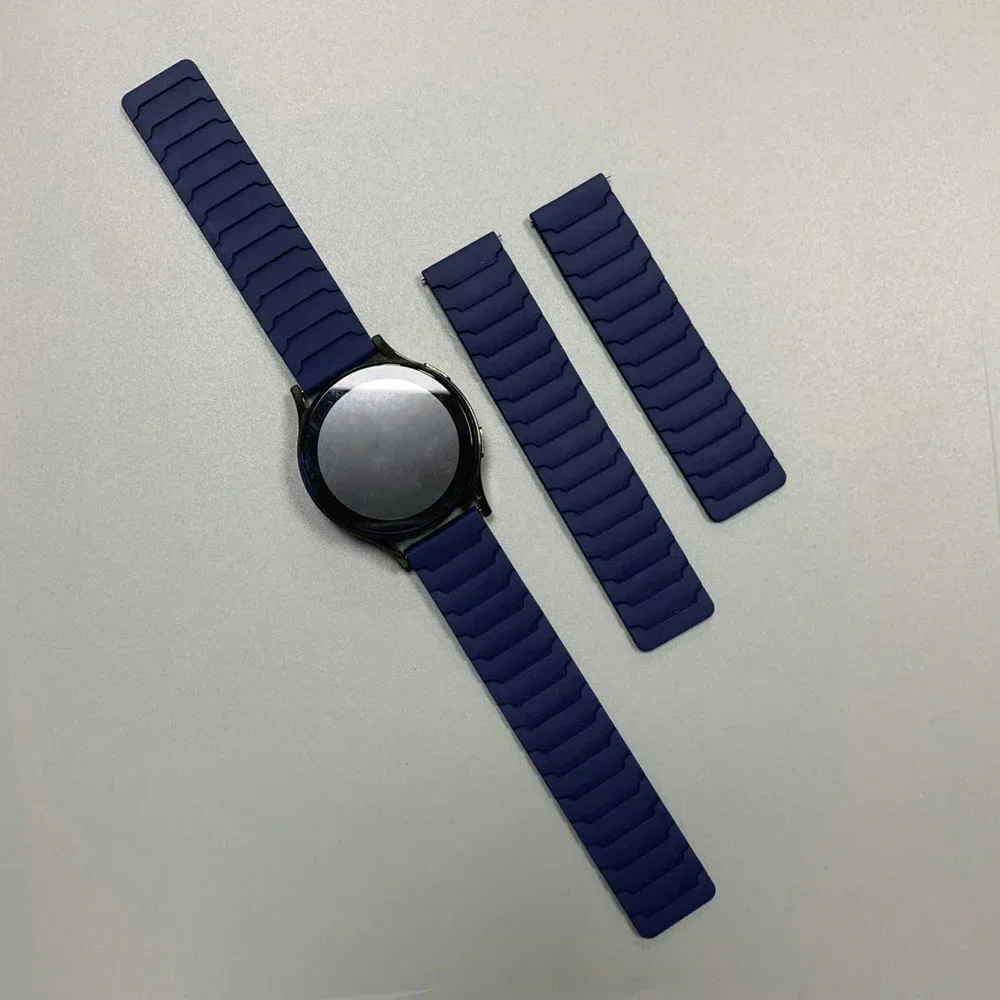 20/22 mm Magnetarmband für Huami AMAZFIT BIP 6 5 UNITY Silikon-Schlaufenband GTR 4/3/3 Pro 2e GTS 4 mini 3 BALANCE Sportarmband