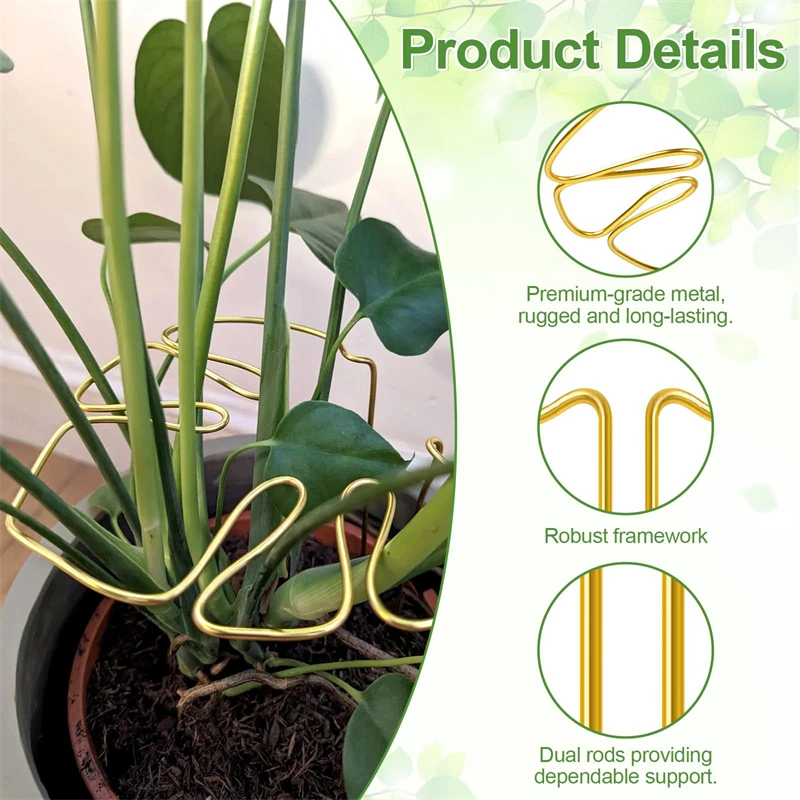 1PC Turtle Backed Bamboo Plant Support frame, Horticultural Support frame, Flower pot, Plant Support frame, Decoration