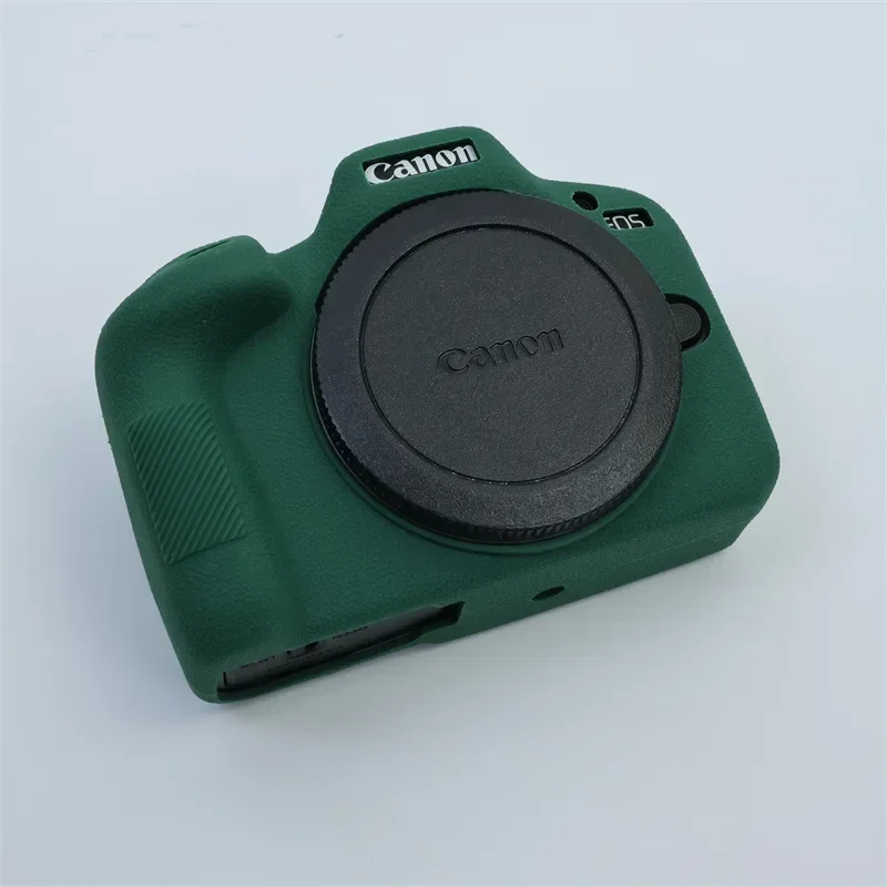 Anti-slip Silicone Cover for Canon EOS R50 4K Vlog Camera Amti-fall Dustproof Protective Case Battery Replace Opening for R50