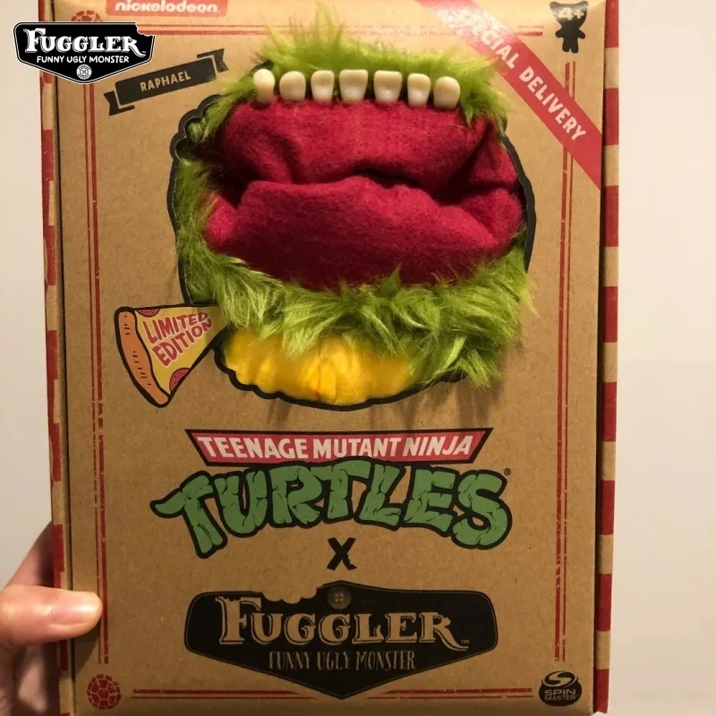 

Плюшевые куклы Fuggler X Teenage Mutant Ninja Turtles: Забавный Уродливый Монстр Леонардо, Оригинальные Коллекционные Игрушки, Подарки
