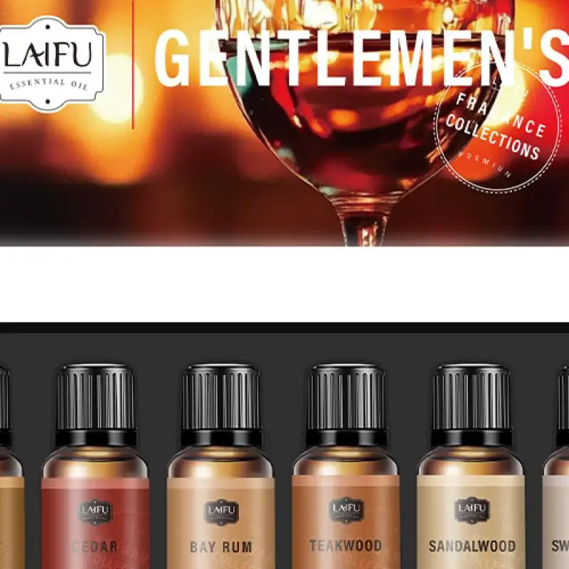 

Набор эфирных масел 6x10 мл — кожа, кедр, сандал, бухта, ром, тик, сладкий табак для ароматерапии, диффузор, изготовление свечей,