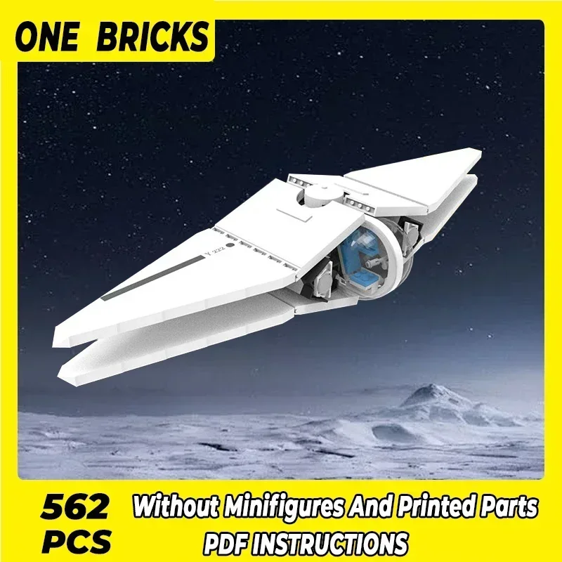 Klocki konstrukcyjne Space Starship Model Moc Mini Y222 Startship Technology Modular Blocks Prezenty Zabawki świąteczne Zestawy DIY Montaż