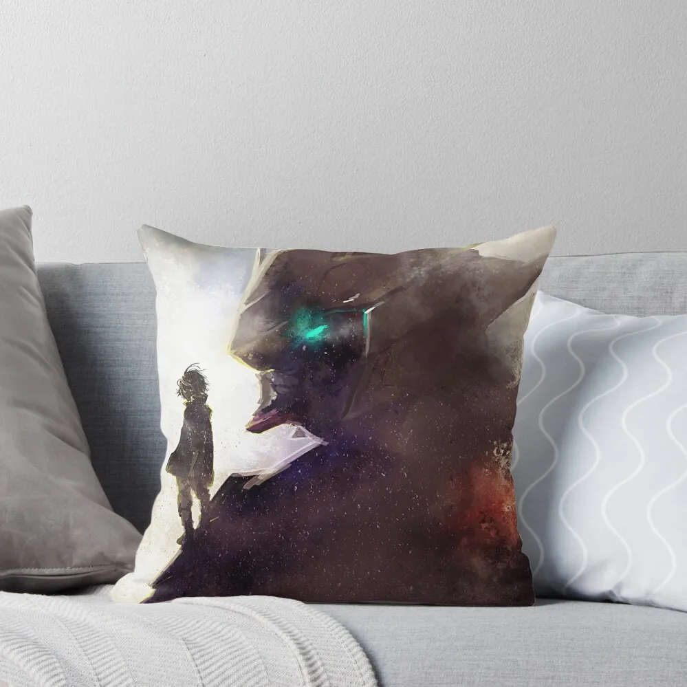 Mikazuki Augus X Mecha Frame Barbatos Throw Pillow Covers For Sofas home decor items luxury sofa pillows pillow