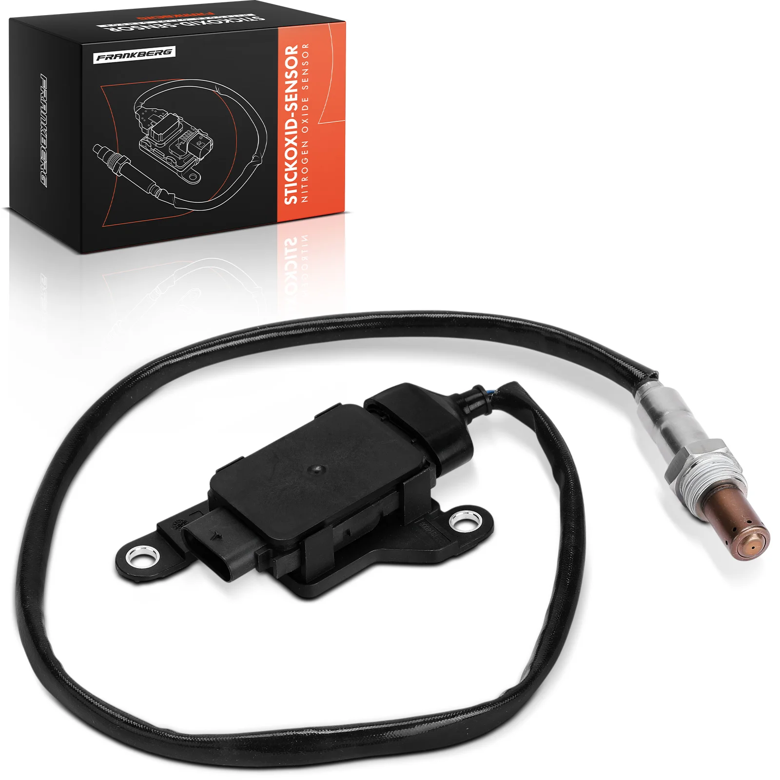 Frankberg 1x Nox Sensor Stikstofoxide Lamda sonde voor Citroën Berlingo Opel Combo Peugeot 308 II 0281006853 9811207180 3554047
