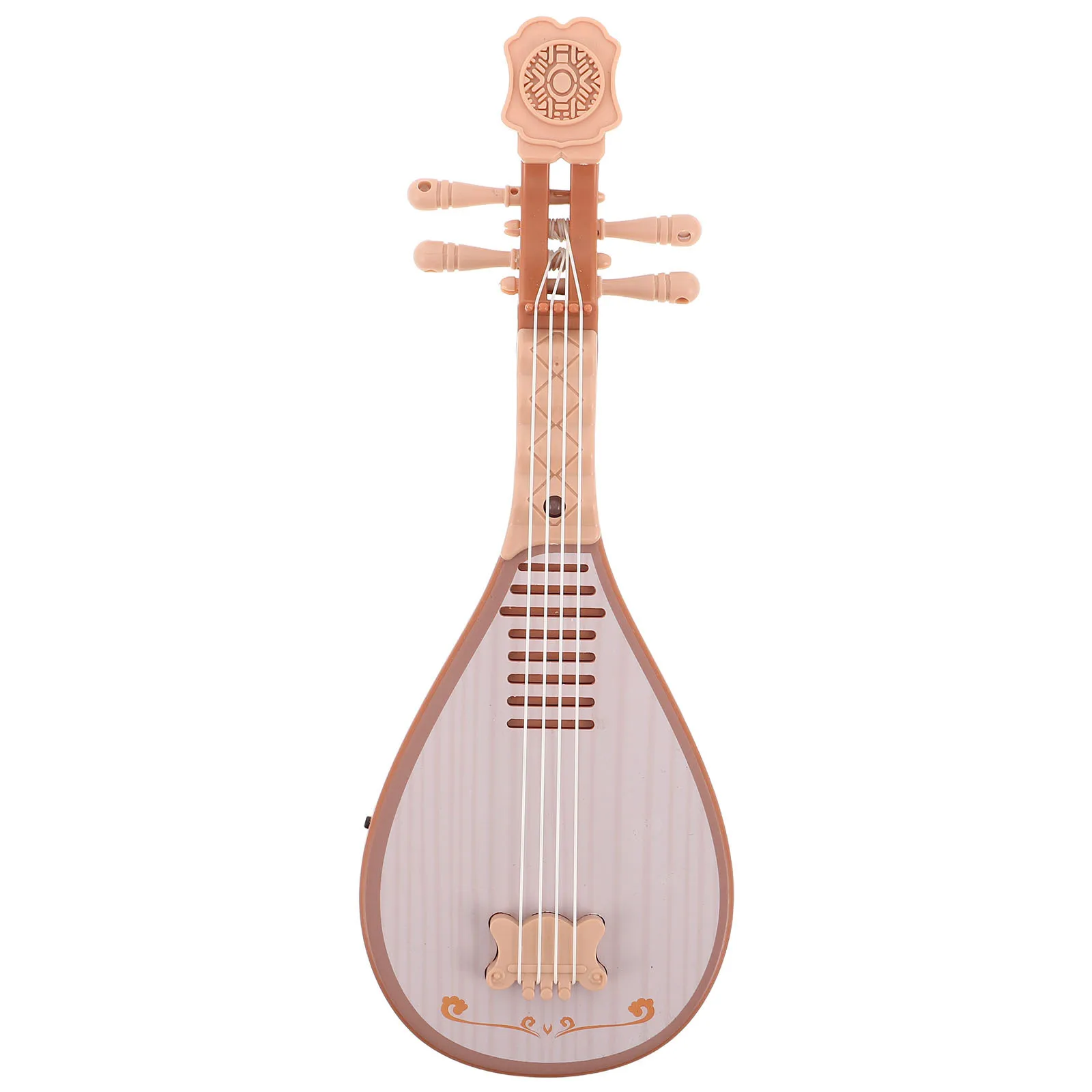 

Plastic String Instrument Lightweight Playable Traditional Chinese Lute For Photo Props Stage Performance Music Education