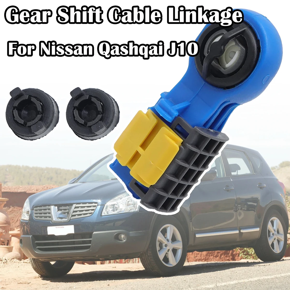 

For Nissan Qashqai J10 Gearbox Shift Lever Cable End Linkage Connector Adapter Selector Buckle Replacement Parts 2006 2007- 2013