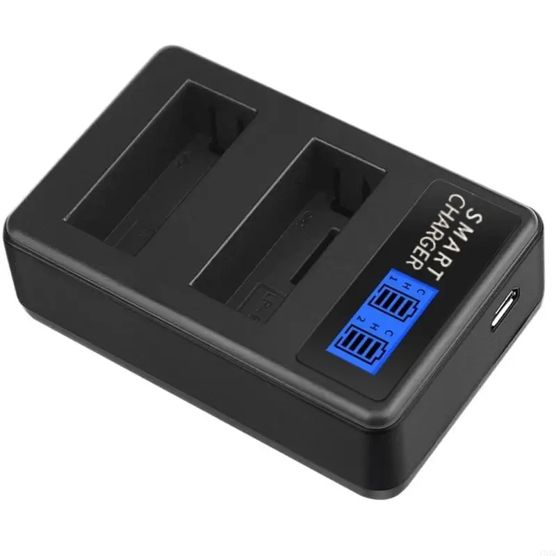 LP-E5 Dual LCD USB Battery for EOS XS ، T1I ، XSI ، 1000D Camera مدعومًا للسفر 193A