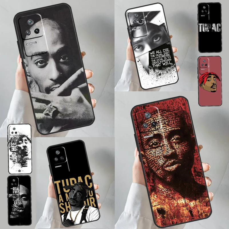 Tupac 2pac Shakur Case For Xiaomi 13 12 Lite 11T 12T Pro 12X POCO X3 X5 F5 Pro F3 F4 X4 GT M5s Back Cover