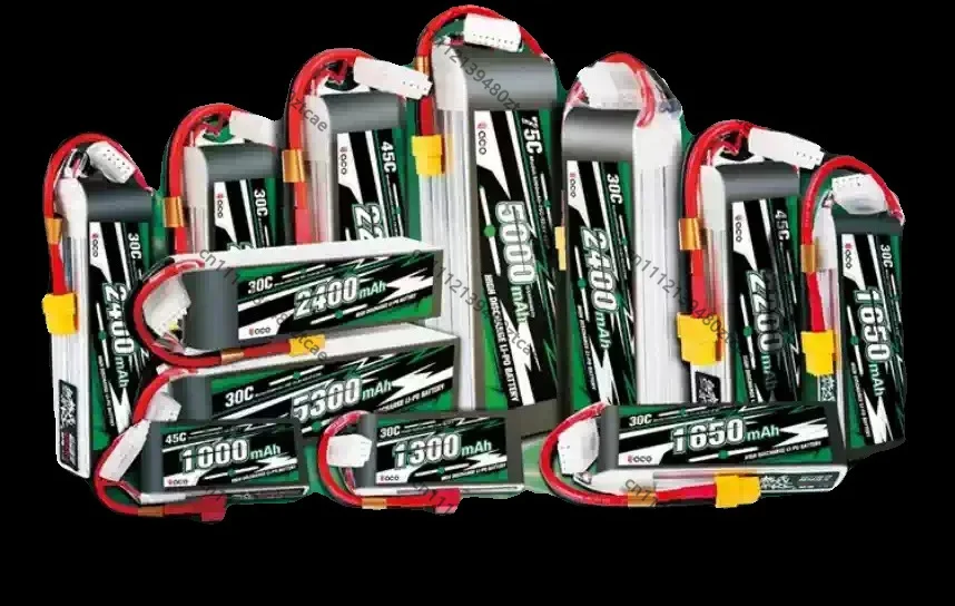 6S 22.2V 1800mAh 75C LiPo Battery, High Discharge RC Battery For Helicopter And Ducted Fan Model Aircraft