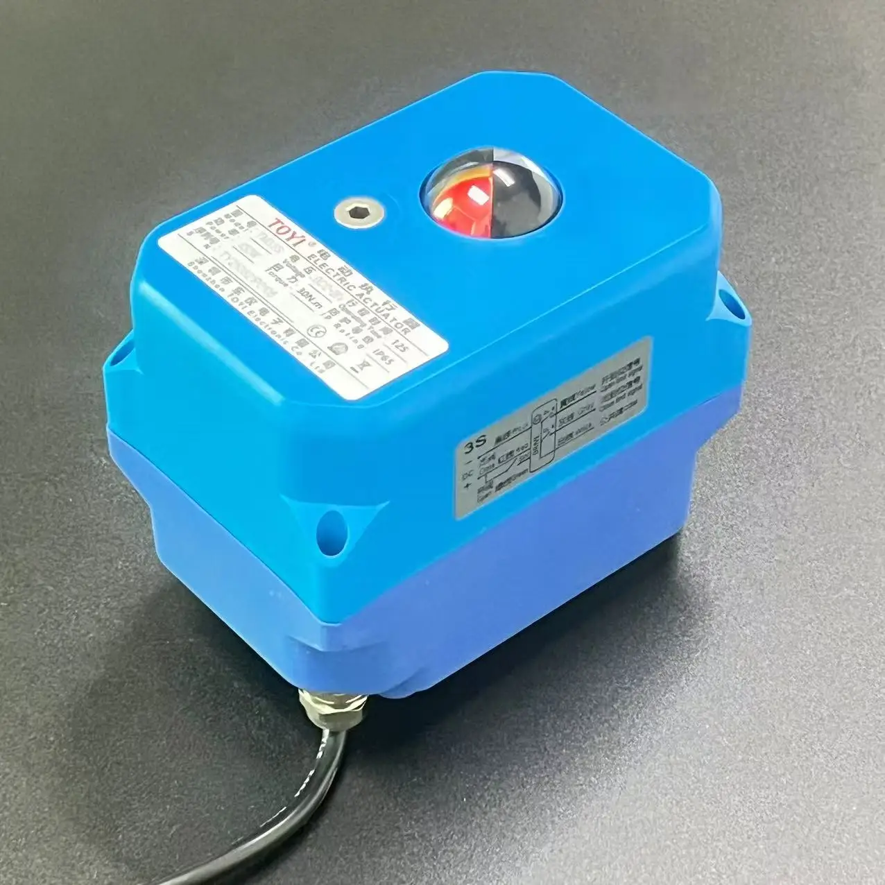 TM3 30NM Mini Type Electric Actuator for Water Ball Valve CustomizableSupport Factory Stock Aluminium/Brass Control