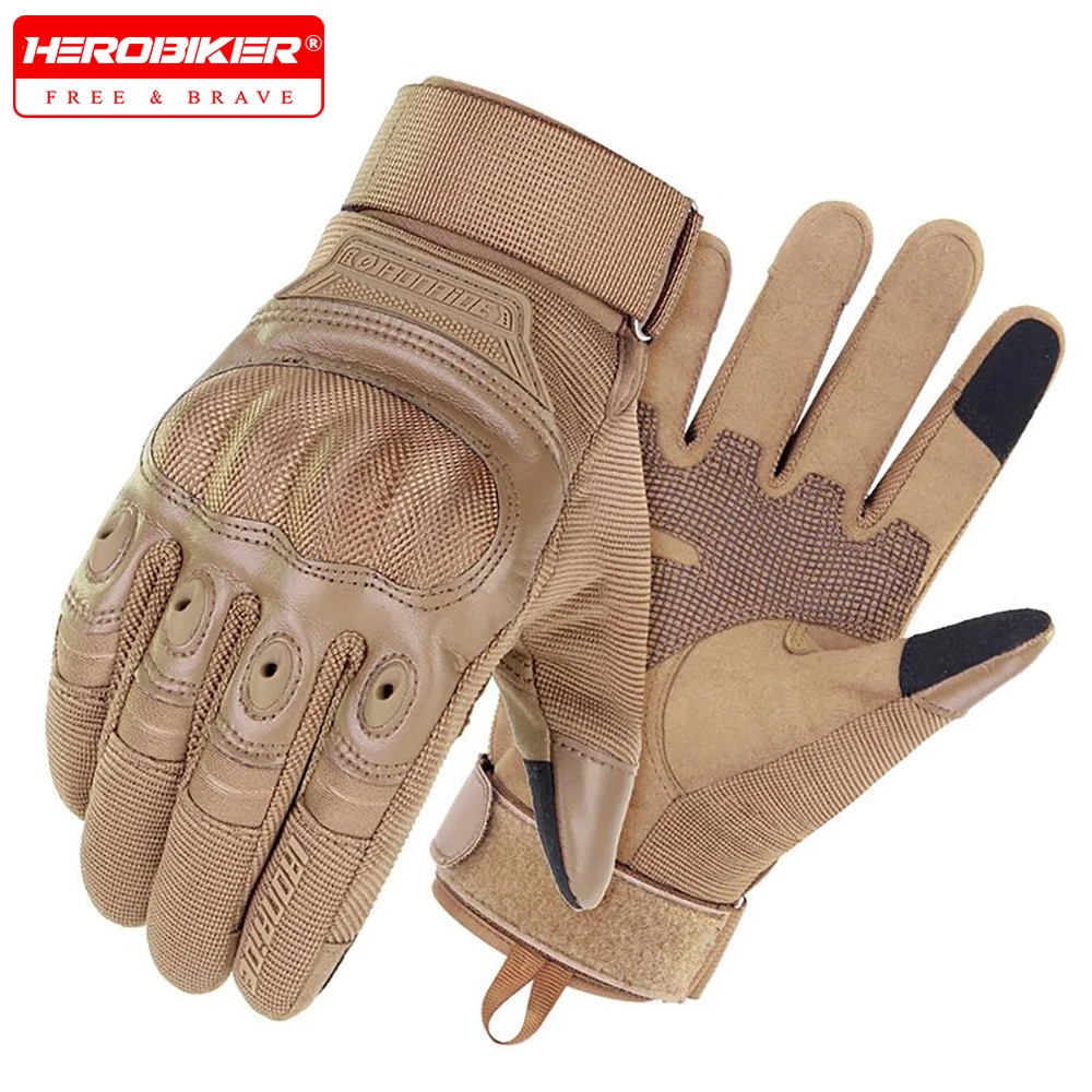 

Motorcycle Gloves Men's Anti Fall And Anti Scratch Outdoor Tactical Gloves Anti Slip Touch Screen Off-road Riding Gloves