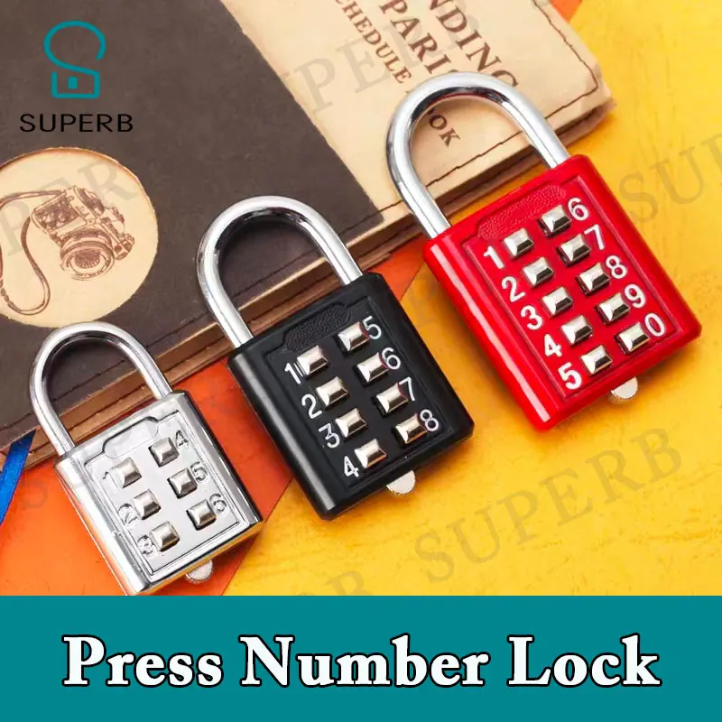 Superb escape room props press number lock press the correct password to unlock Real life room escape props jxkj1987