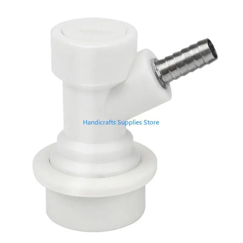 R1WA Homebrew Cornelius Beer Keg Ball Lock Disconnect Dispenser Liquid Gas Connector Barbed/Threaded Mouth Barware Replace