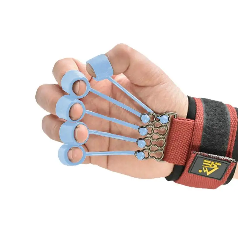 3 Levels Resistance Bands Hand Grip Set Strengthener Exerciser Kit Finger Stretcher Speed Up Rehabilitation 20/40/60lbs