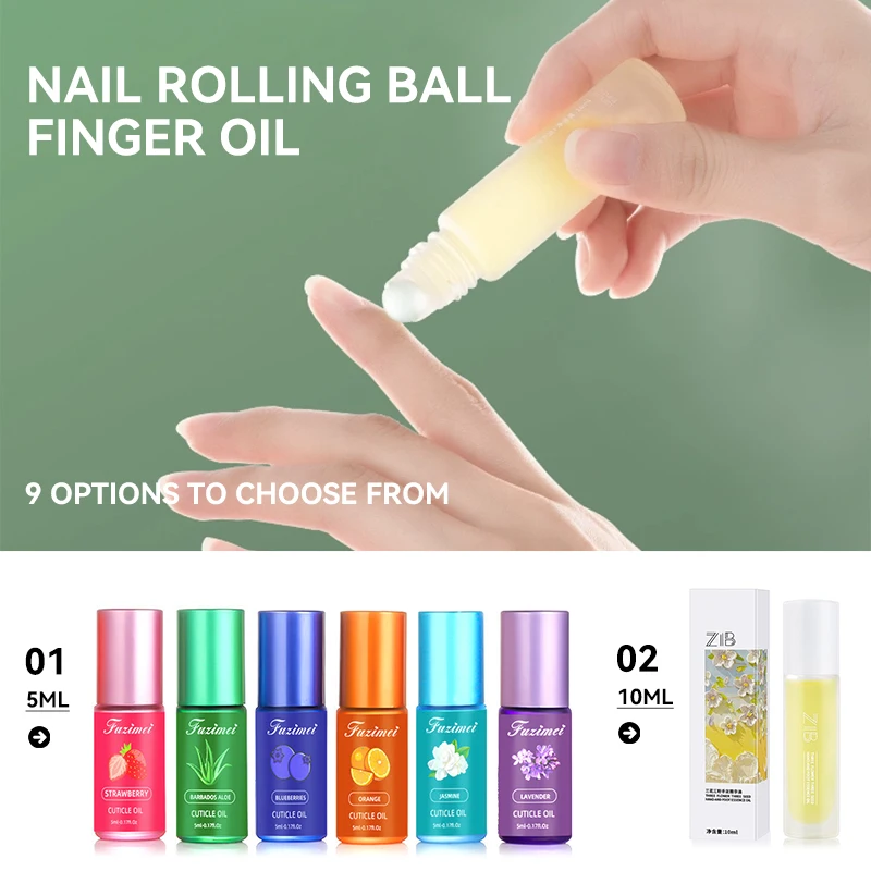 Pluma de aceite para nutrición de uñas, tratamiento de reparación de cutículas, 5/10ml, cuidado de uñas, nutre la piel, remedio de manicura, 9 opciones de aroma deliciosas disponibles