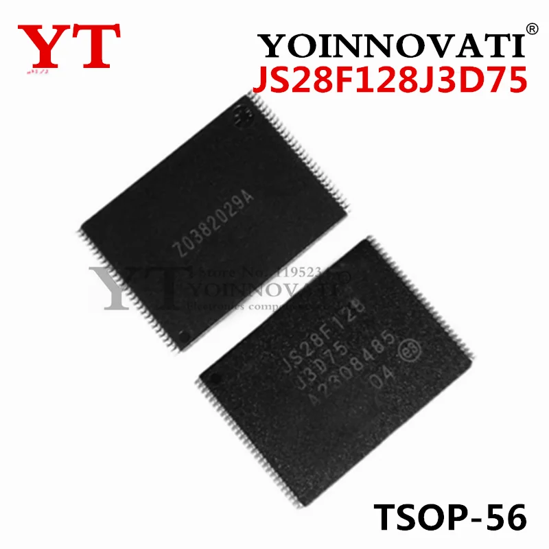 

10PCS JS28F128 JS28F128J3D75 TSOP-56