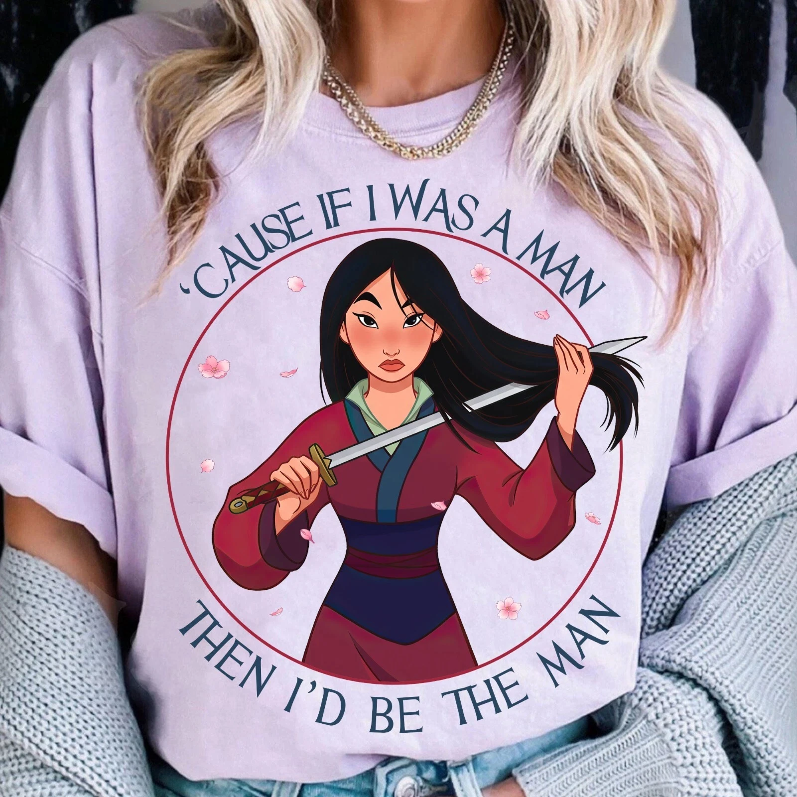 Koszulka Mulan, koszulka z motywem księżniczek Disneya, koszulka unisex dla dorosłych i dzieci, wysokiej jakości bawełniana koszulka, ubrania w stylu y2k
