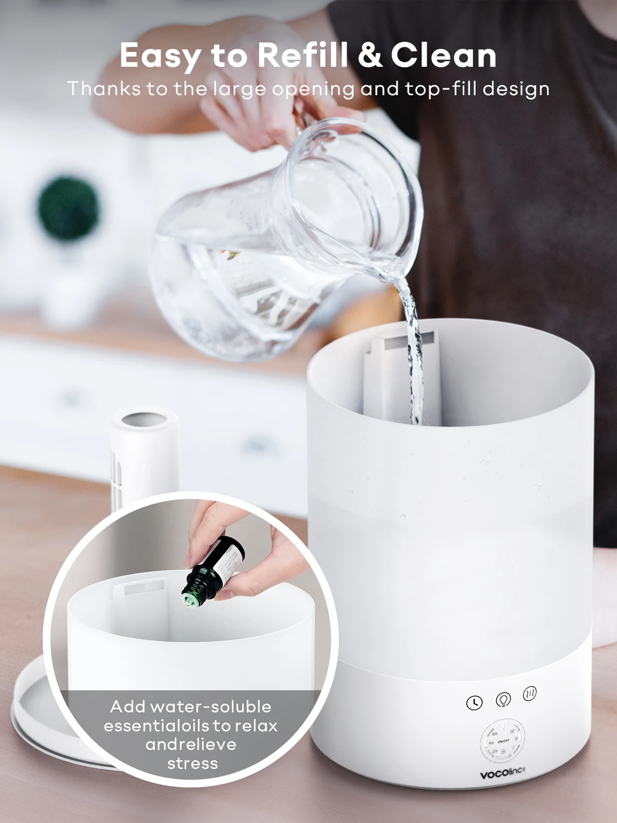 Smart Aroma Difusor para Hotéis, Cobertura Difusor de Fragrância, Cheiro Elétrico para Casa, Controle Bluetooth, Óleos Essenciais, 500m ³Difusor de Aromaterapia de Alta Qualidade 5 Modos Dispensador de Perfume Humidifi