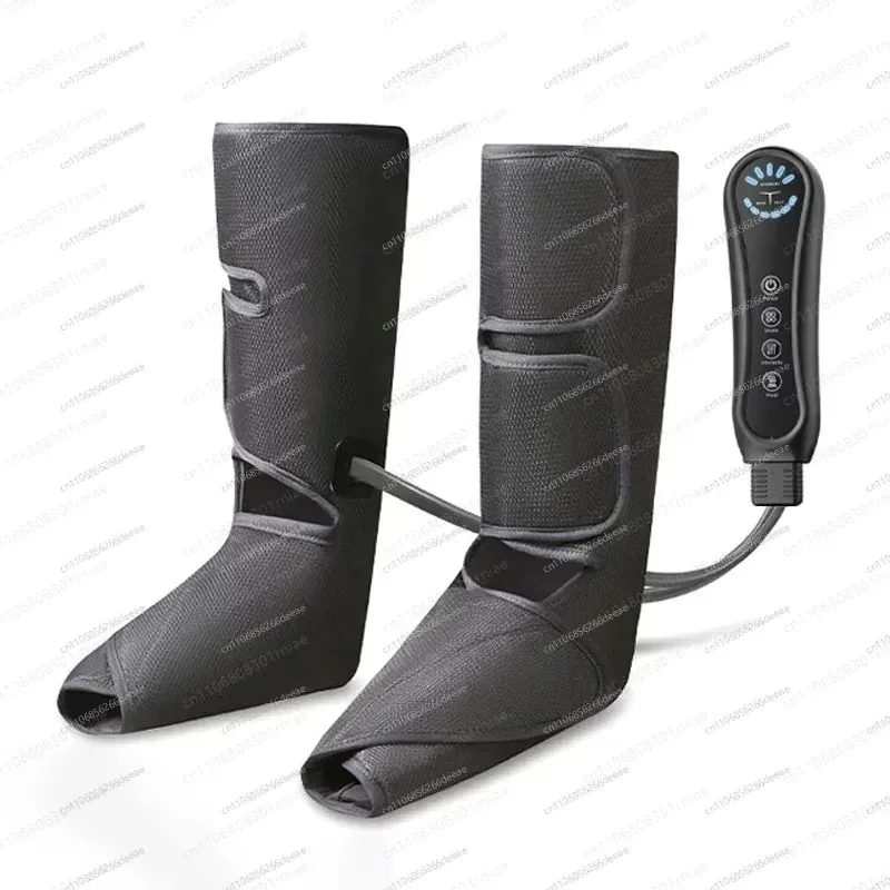 12-Airbag Heated Leg Compression Massager 3 Modes 5 Intensities for Athletic Muscle Recovery