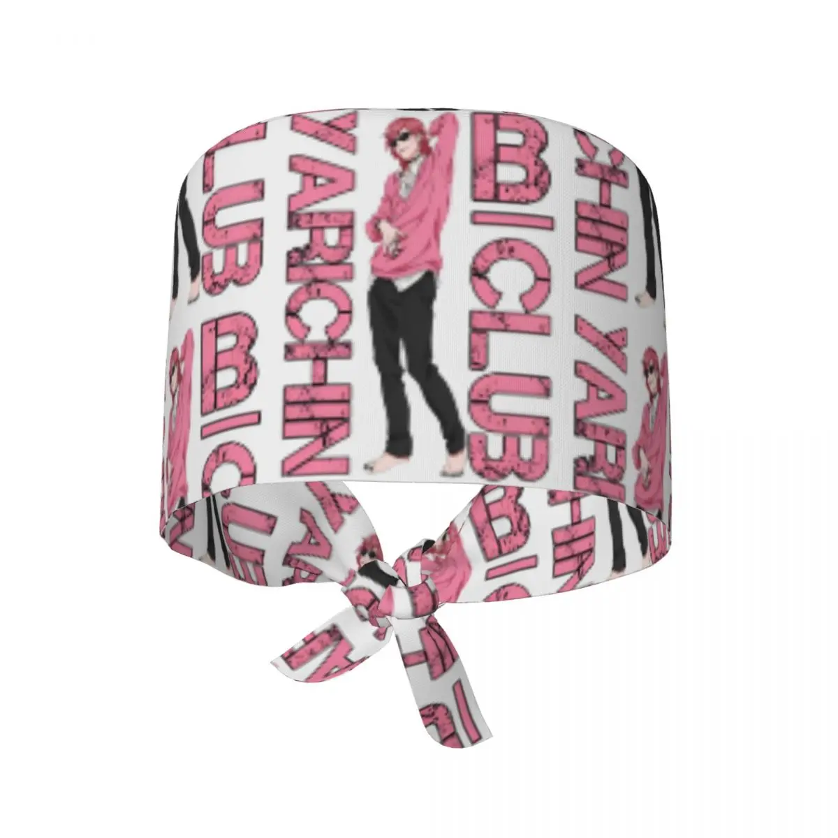 Chapéu médico yarichin b clube trabalho esfrega boné para homens mulheres ajustável anime enfermagem chapéus titular longo design de cabelo boné de trabalho