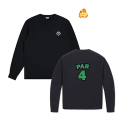 2024 Men's Golf Sweatshirts Autumn/Winter Golf Sweater Outdoor Leisure Round Neck Pullover Golf Wear with Thin Velvet