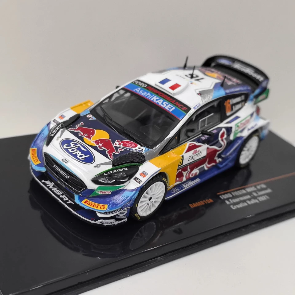 Diecast IXO 1:43 Scale Ford Fiesta WRC #16 2021 Alloy Car Model