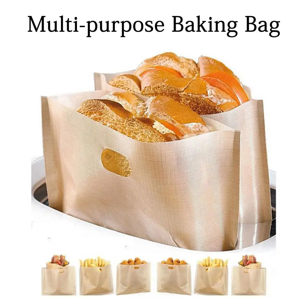 Baking Bag Easy to Baking Bag Multi-purpose Non-stick Toaster Barbecue Bags Durable Reusable Kitchen Accessories for Easy Baking