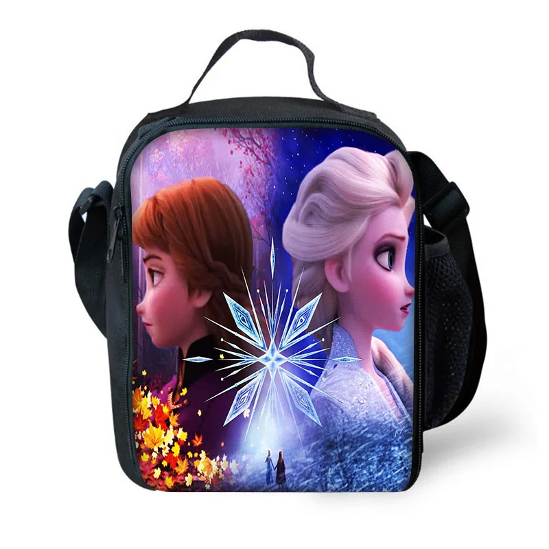 Disney Cartoon Child Insulated Large Capacity Bag for Boy Girl Student Outdoor Frozen Picnic Resuable Thermal Cooler Lunch Box