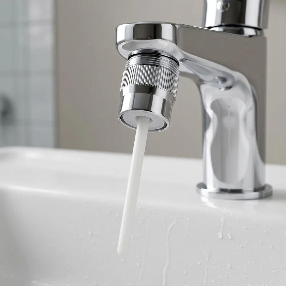 Bathroom Faucet Aerator Water Saving Tap Head Bathroom Kitchen Chrome Finish Resistant for versatile Function Bathroom