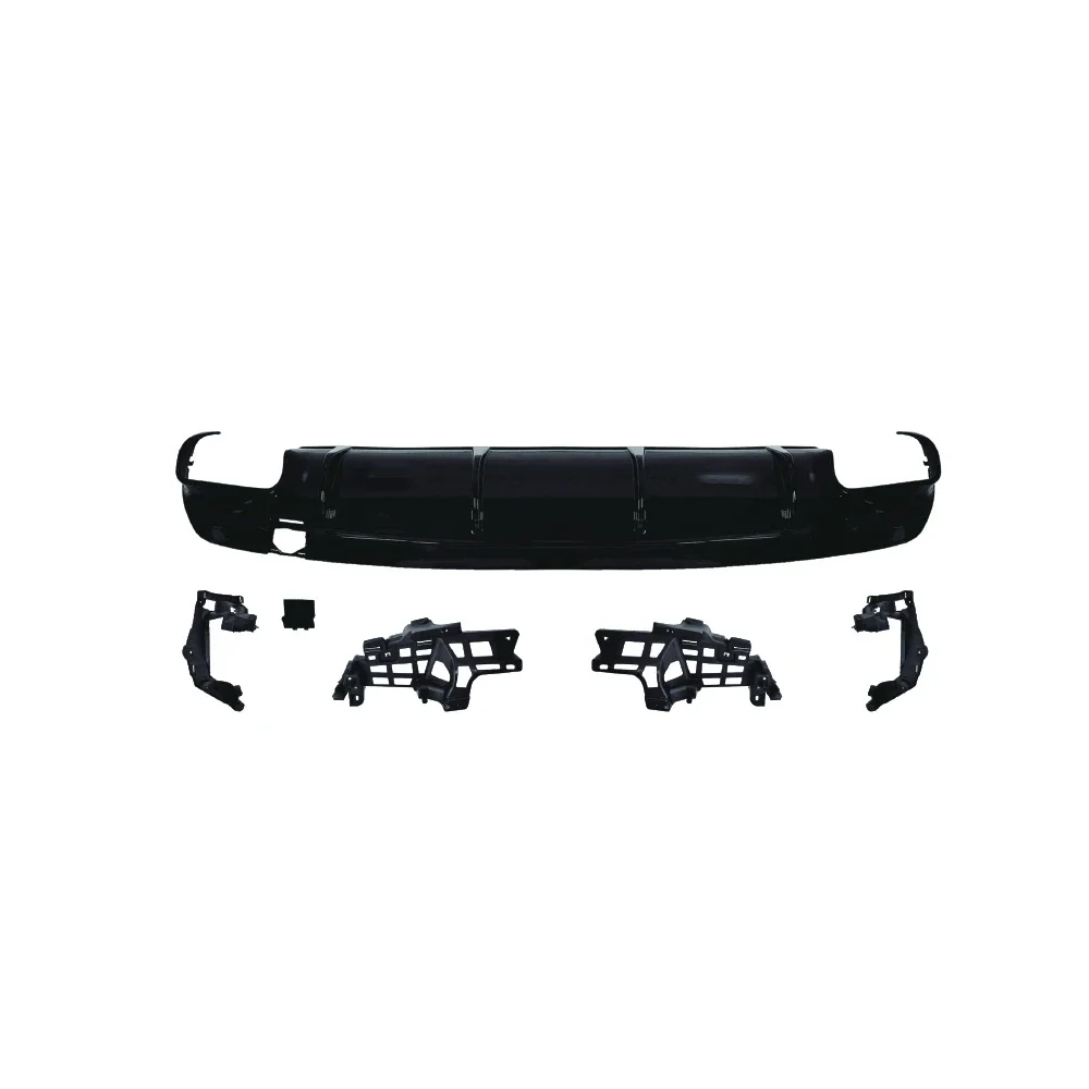 Factory Car CLA W117 2013-2019 rear lip four-out tail throat body kit rear bumper rear lip For Mercedes Benz Bodykit Accessories