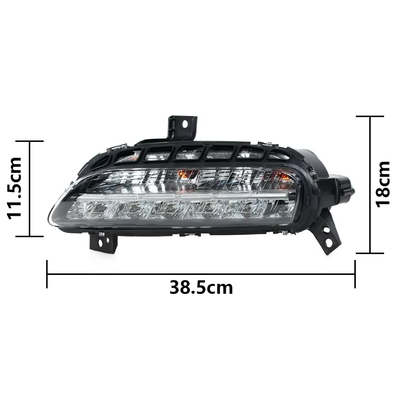 LED Daytime Running Lights For Porsche Panamera 2010 2011 2012 2013 Fog Lights Front Bumper Lights 97063108103 97063108203