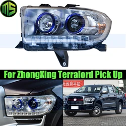 Maosheng Front Bumper Headlight Headlamp For ZhongXing Terralord Pick Up Head Light Head Lamp Front Turn Light