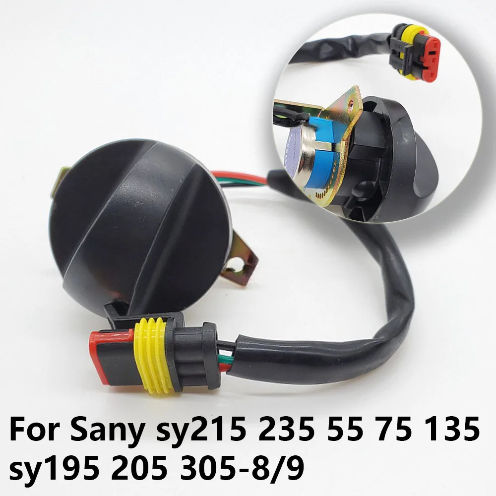 Throttle Knob Switch for Sany 215 235 55 75 135 195 205 305-8/9 Excavator Parts