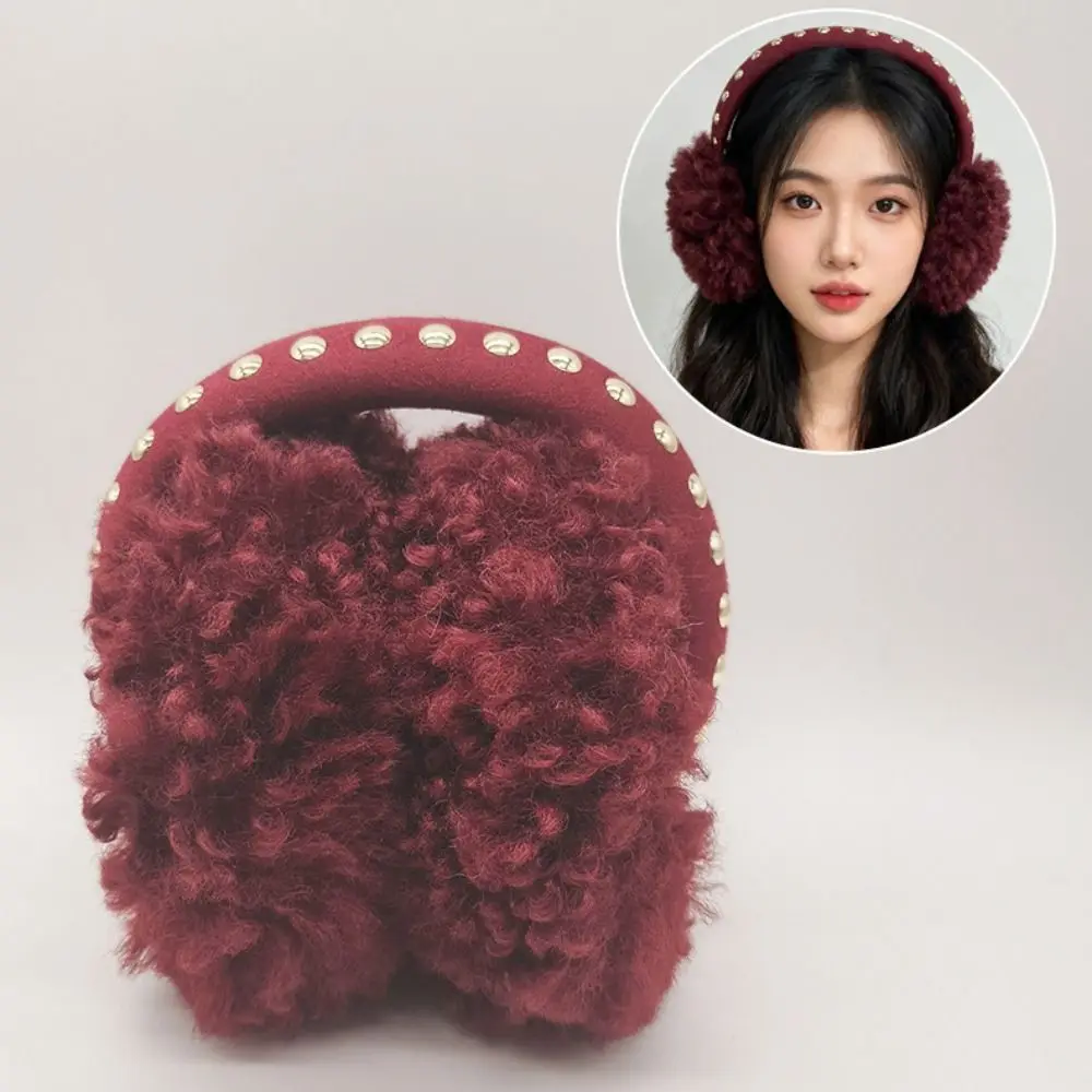 الشتاء الدافئة طوي غطاء للأذنين سميكة التجمد للطي الأذن دفئا الباردة حماية لينة سماعات الأذن للنساء الرجال في الهواء الطلق #5