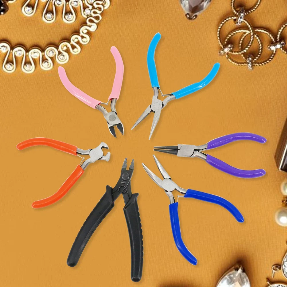 

Happy Too.Jewelry Pliers 6Pcs Pliers For Jewelry Making Professional Jewelry Pliers Set For DIY Beading Craft