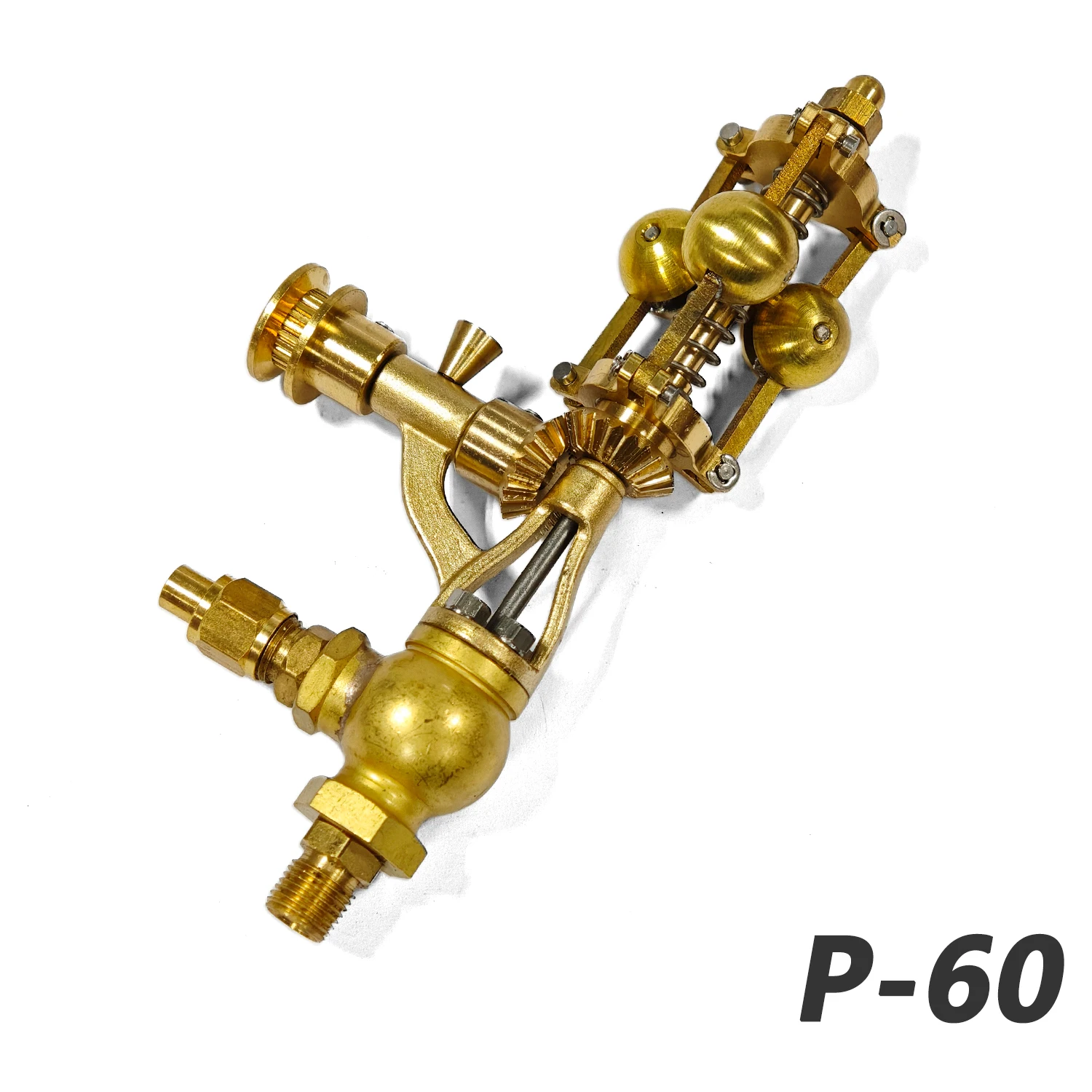Brass Fittings Model Parts Flyball Governor Valve Feed Pump Bell Whistle Lubrication Cup for Steam Engine Hobby DIY Fix Gifts
