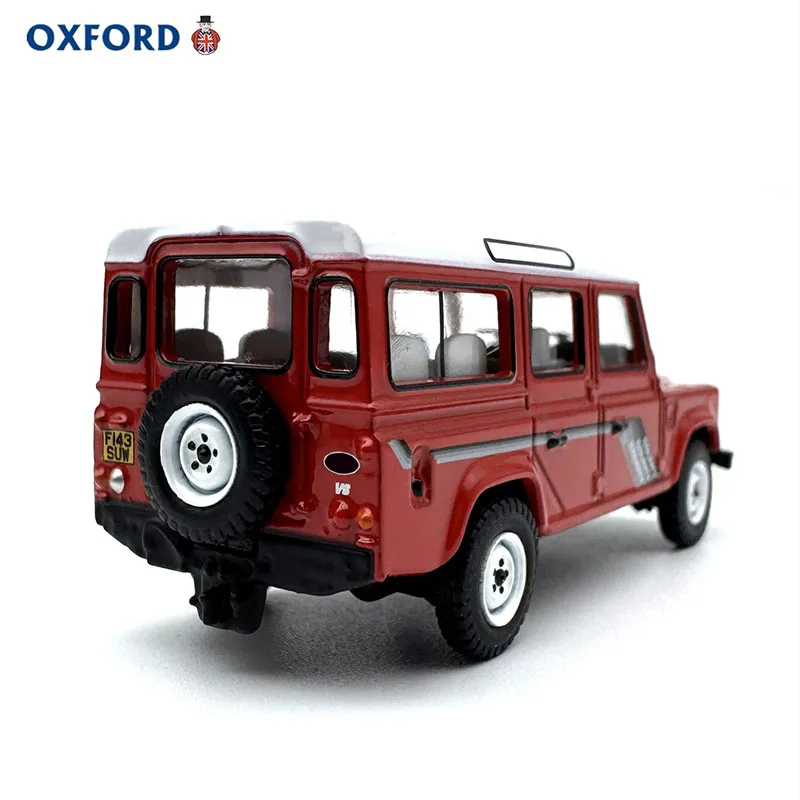 

Модель внедорожника OXFORD 1/76 Defender LWB, красный, из сплава, статическая коллекционная модель, украшение, праздничный подарок, игрушка, сувенир