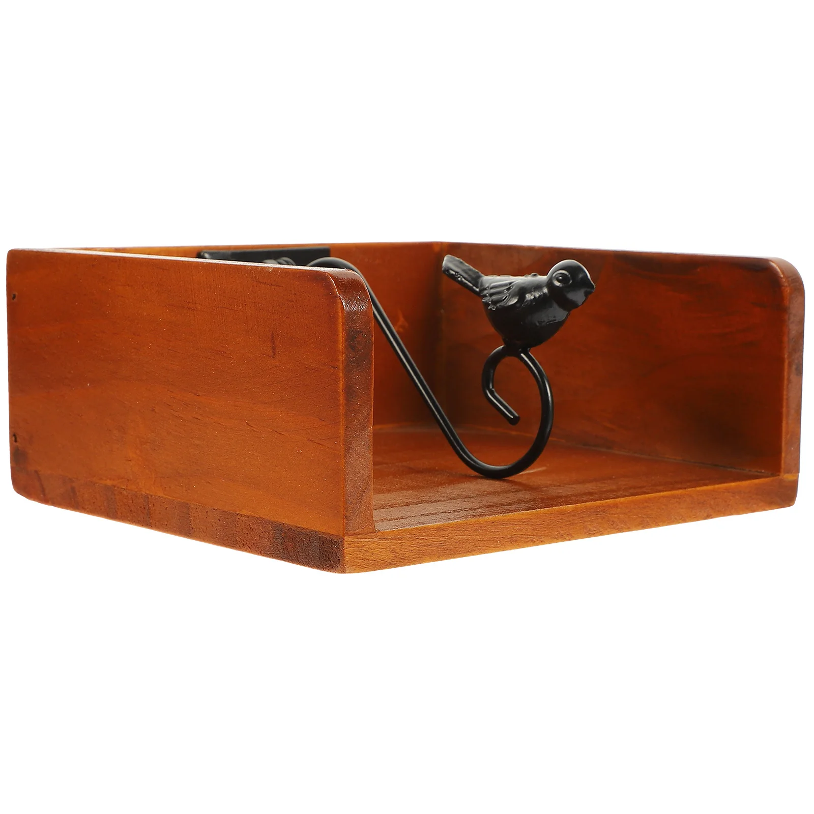 

Napkin Holder Wood Metal Vintage Napkin ganizer TableDecoration Storage Shelf Household Tissue Kitchen Banquet