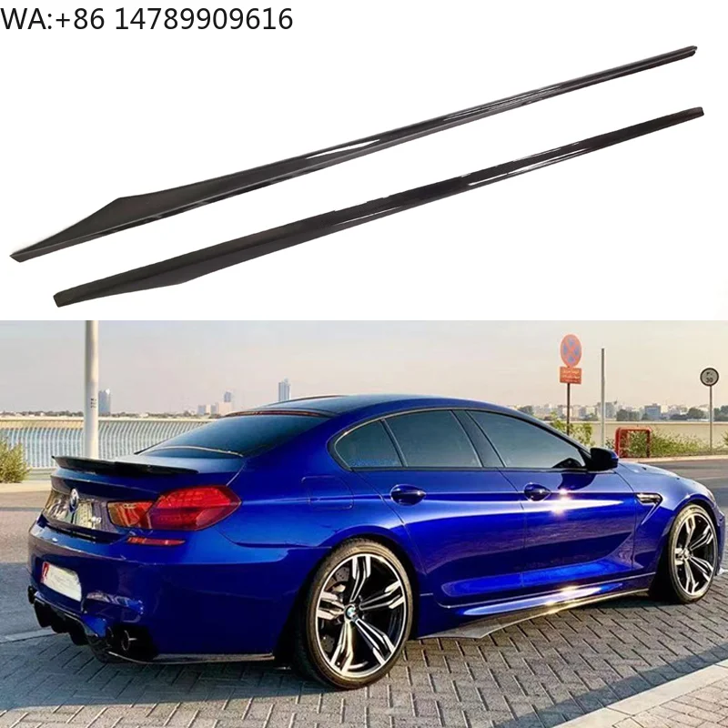 

V-style High Quality High Polished Carbon Fiber Side Skirt for 6 Series F12 F06 F13 M6 2011-2019 Sedan