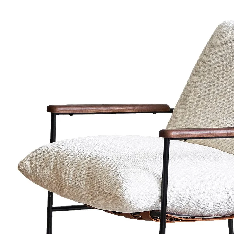 

Kabuyi removable and washable leisure chair, Nordic light luxury in the living room, modern simple single sofa recliner